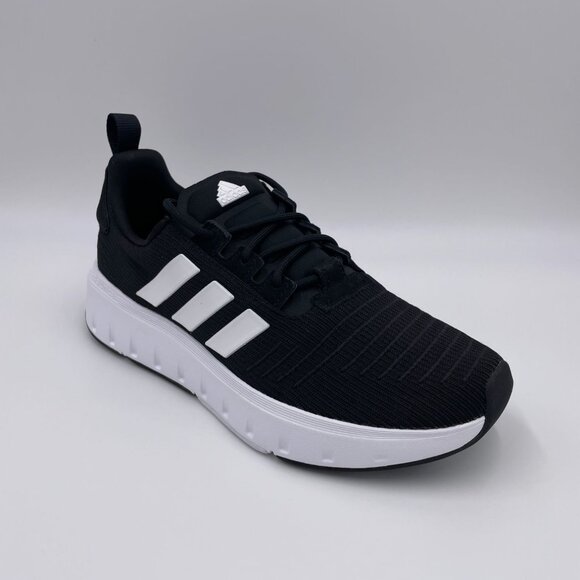 adidas Swift Run 23 Black / White Womens Shoes - Picture 7 of 8